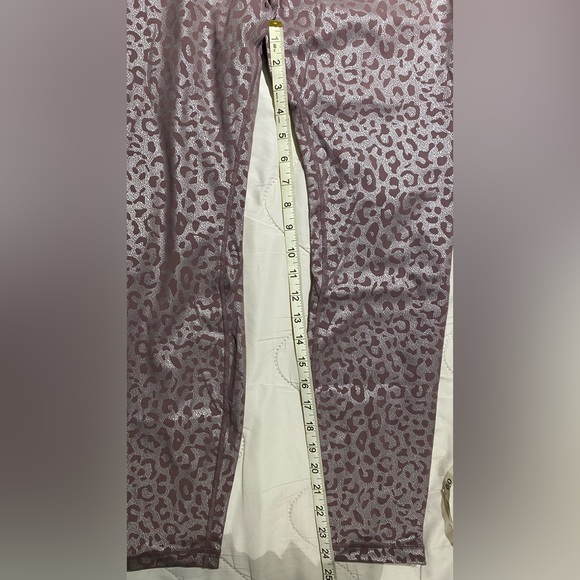 Never worn Zyia size 12 purple print leggings. Inseam 24 - Picture 2 of 4